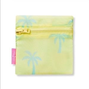 Stoney Clover Lane x Target Reusable Tote Bag Light Yellow/Green Palm Trees